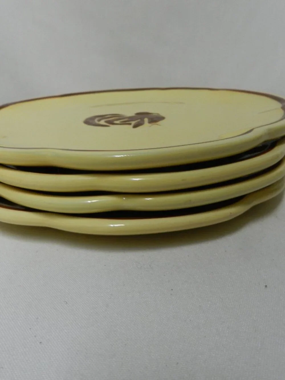 TAG Turkey Starter Salad Side Dessert Snack plate set 4 micro dish 8